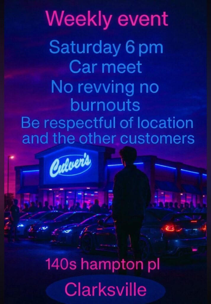 Weekly Event event at Culver's in Clarksville, TN on April 4, 2026