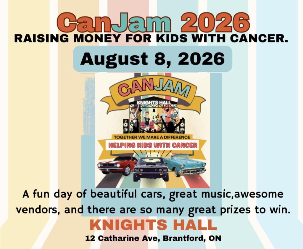 CanJam 2026 event at KNIGHTS HALL in Brantford, ON on August 8, 2026