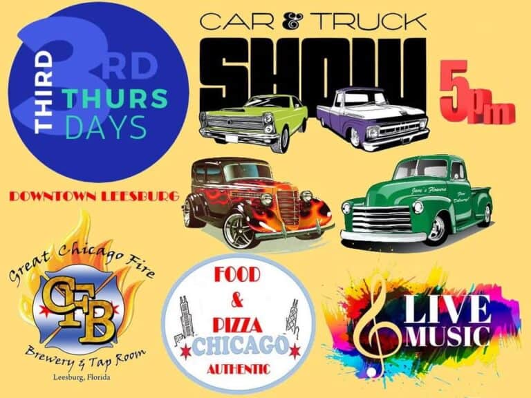 Cool Cars (& Trucks) Under the Stars car show in Leesburg, FL
