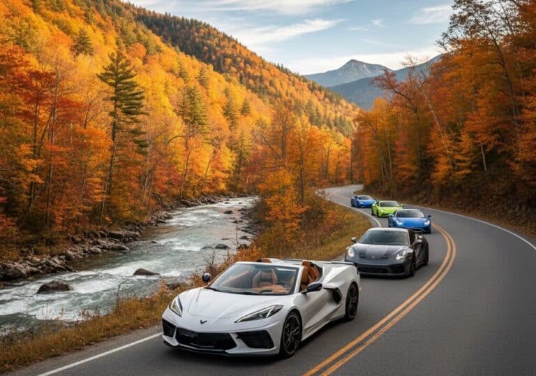 Annual Fall Foliage & Covered Bridge Drive car show in Doylestown, PA