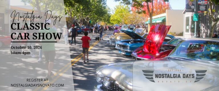 30th Annual Nostalgia Days Novato Classic Car Show car show in Novato, CA
