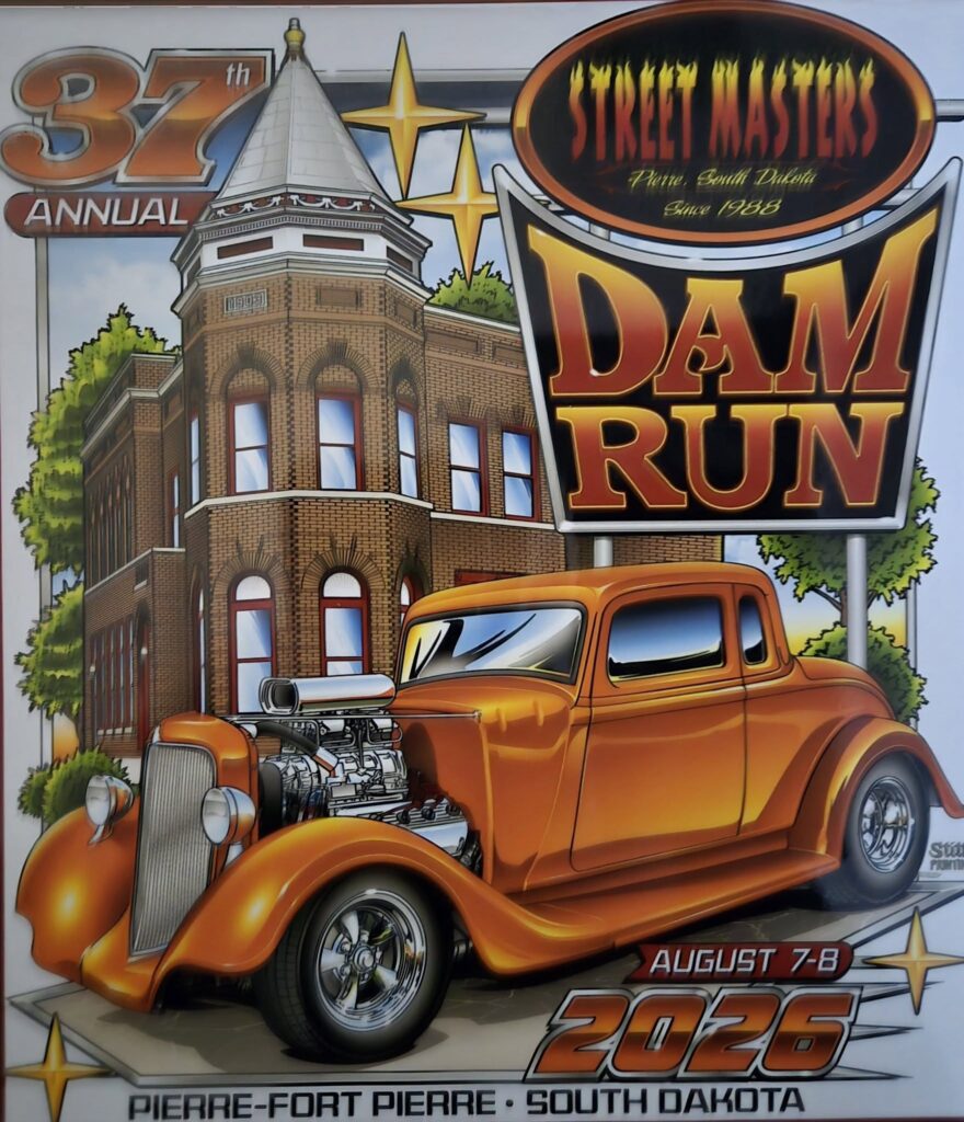 37th Annual Dam Run event at 500 E Capitol Ave in Fort Pierre, SD on August 7, 2026