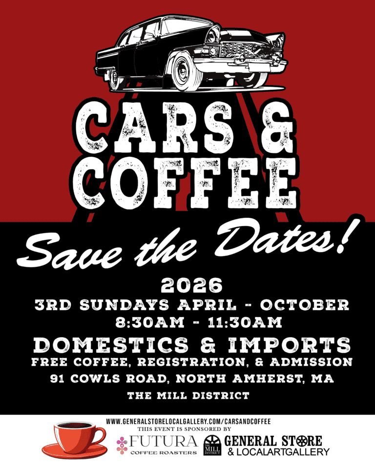 Cars & Coffee: The Free Car Show for All! car show in Amherst, MA