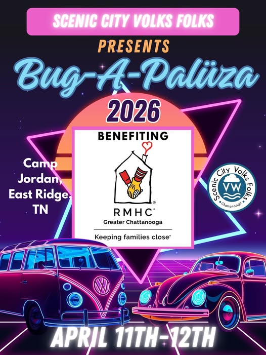 Bug-A-Palooza 2026 event at Camp Jordan in East Ridge, TN on April 11, 2026