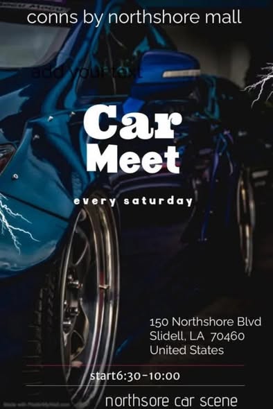 Car Meet event at Northshore Mall in Slidell, LA on April 4, 2026