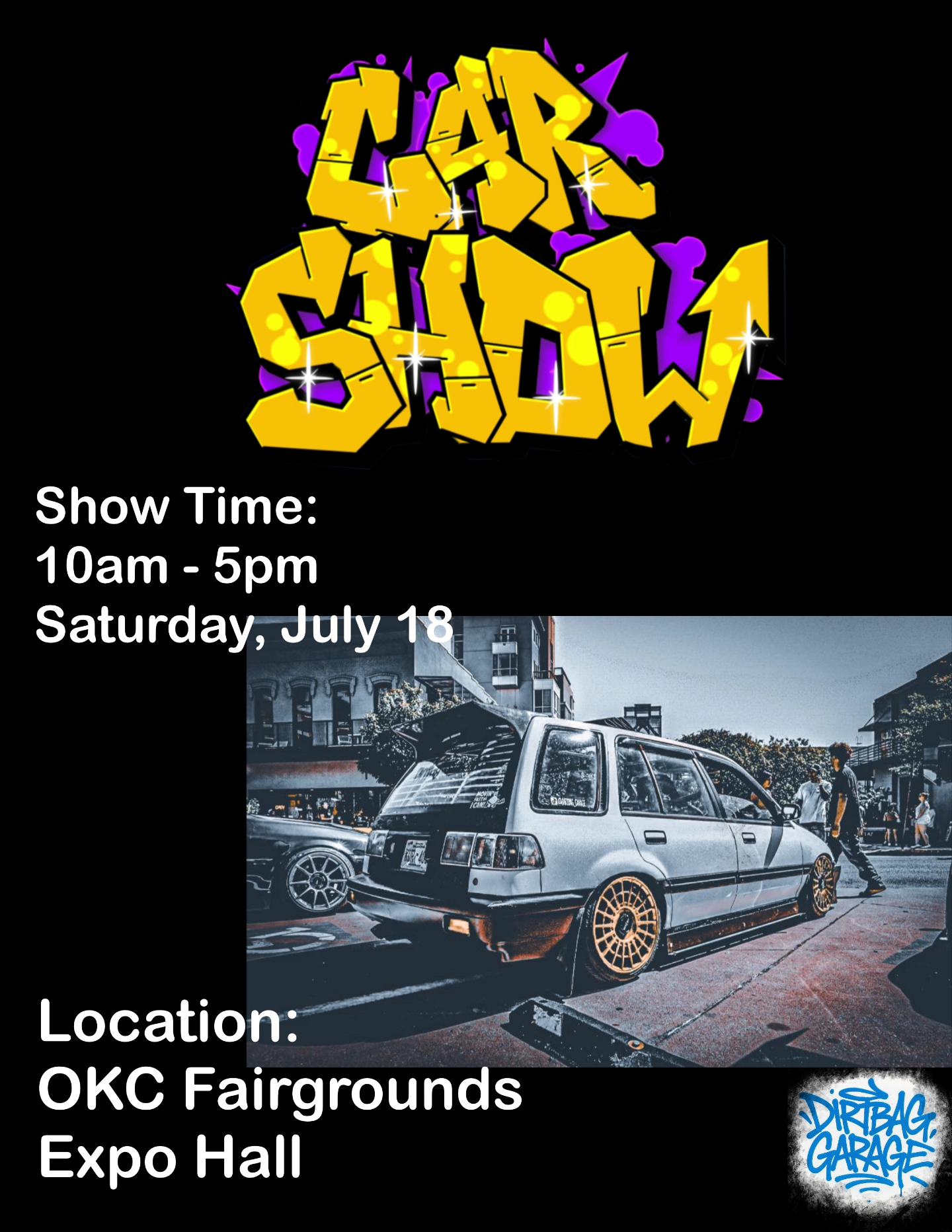 Car Show event at OKC Fairgrounds Expo Hall in Oklahoma City, OK on July 18, 2026
