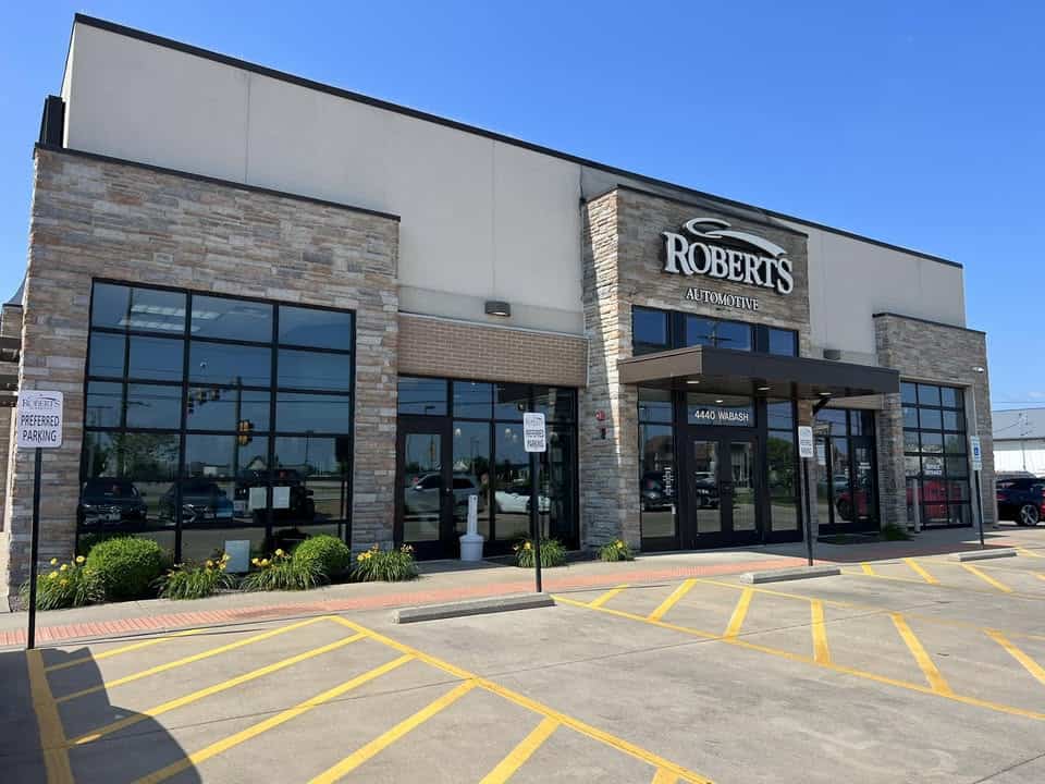 Cars and Coffee April 2026 event at Roberts Automotive in Springfield, IL on April 18, 2026