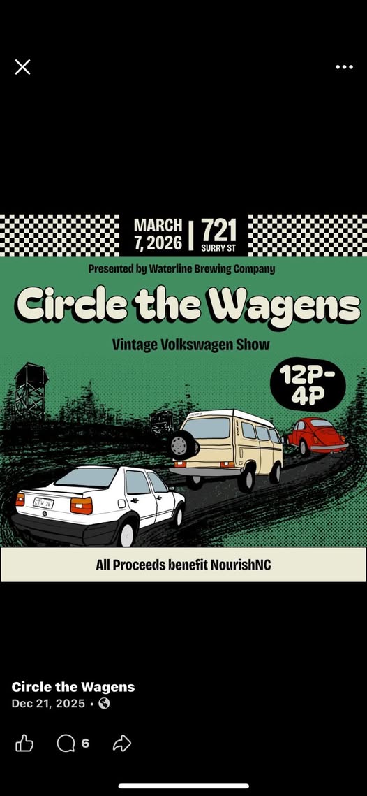 Circle The Wagons event at 721 Surry St in Wilmington, NC on March 7, 2026