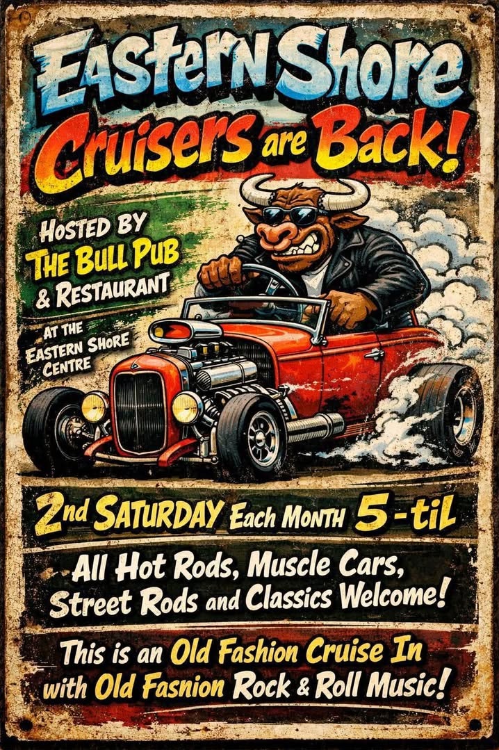 Eastern Shore Cruisers Are Back! event at The Bull Pub & Restaurant in Spanish Fort, AL on March 14, 2026