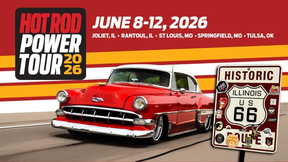 Hot Rod Power Tour 2026 Day Four event at Missouri State University in Springfield, MO on June 11, 2026