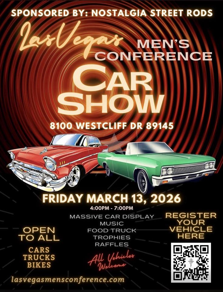 Las Vegas Men's Conference Car Show event at 8100 WESTCLIFF DR in LAS VEGAS, NV on March 13, 2026