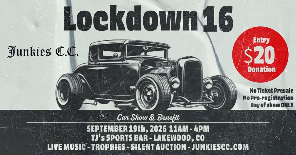 Lockdown 16 event at 7893 W Jewell Ave in Lakewood, CO on September 19, 2026