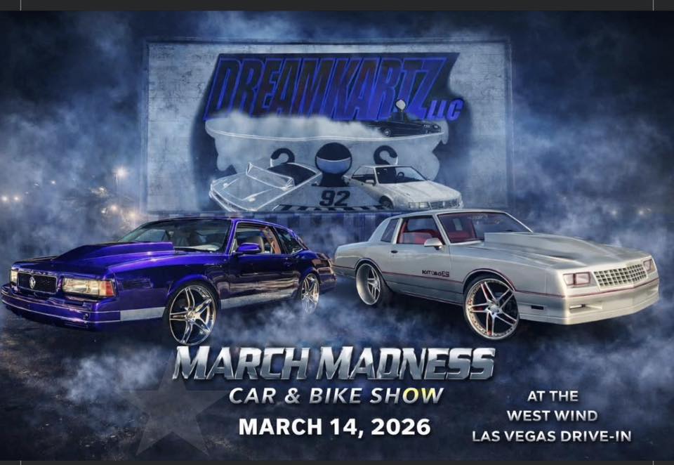 March Madness Car & Bike Show event at West Wind Las Vegas Drive-In in Las Vegas, NV on March 14, 2026