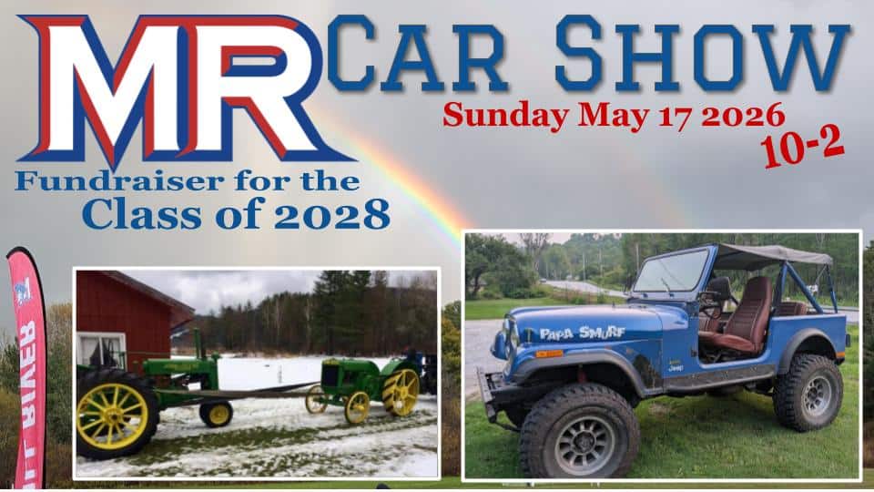 Mill River Car Show, Class of 2028 Fundraiser event at 2321 Middle Rd in North Clarendon, VT on May 17, 2026