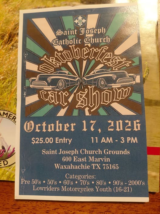 Saint Joseph Catholic Oktoberfest Car Show car show in Waxahachie, TX