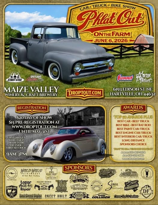 Phat Out On The Farm event at Maize Valley Winery & Craft Brewery in Hartville, OH on June 6, 2026