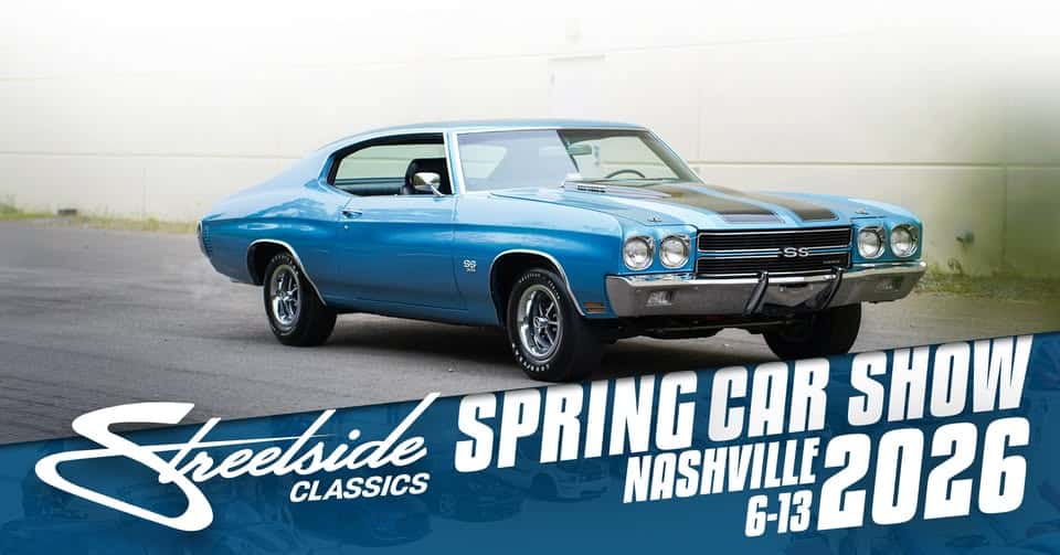 Streetside Classics - Nashville - Spring Car Show 2026 event at Streetside Classics in La Vergne, TN on June 13, 2026