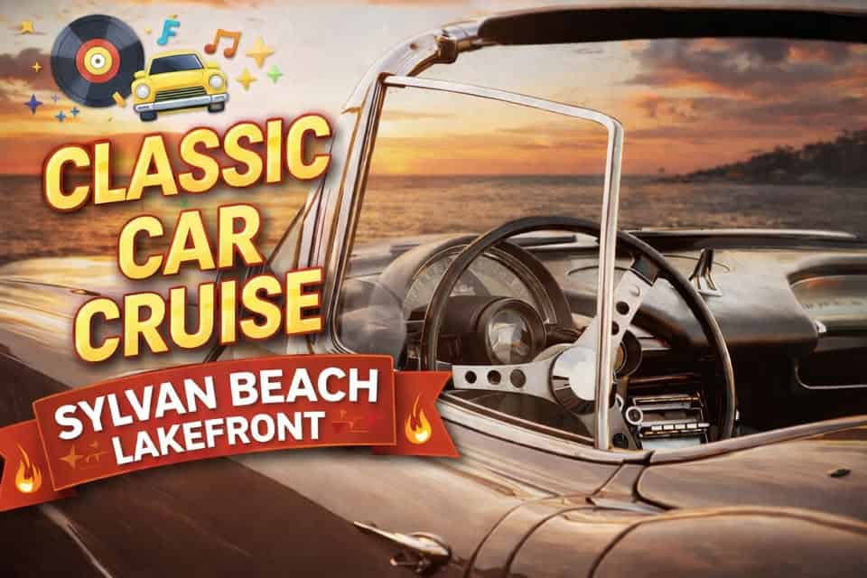Sylvan Beach Classic Car Cruise – 2026 event at 1201 Main St in Sylvan Beach, NY on May 21, 2026