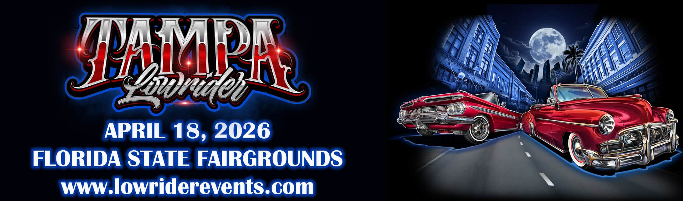 Tampa Lowrider event at Florida State Fairgrounds in Tampa, FL on April 18, 2026
