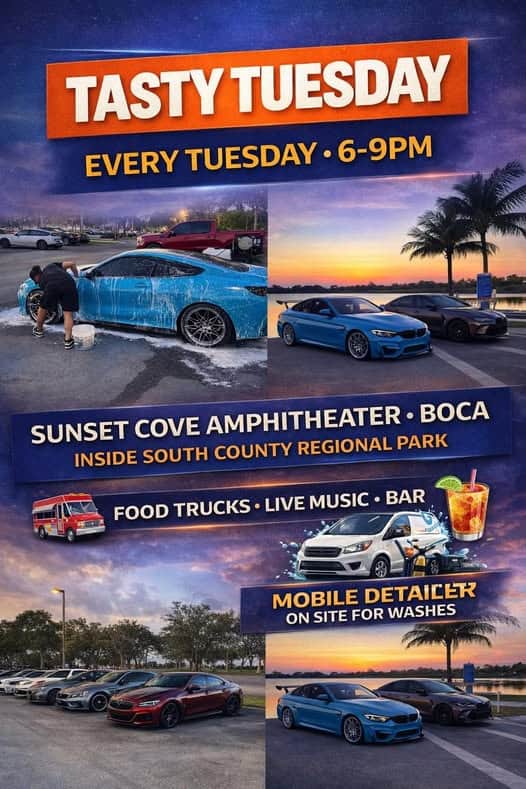 Tasty Tuesday event at Sunset Cove Amphitheater in Boca Raton, FL on April 7, 2026