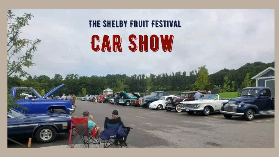 The Shelby Fruit Festival Antique & Classic Car Show event at 4101 Buchanan Rd in Shelby Township, MI on August 15, 2026
