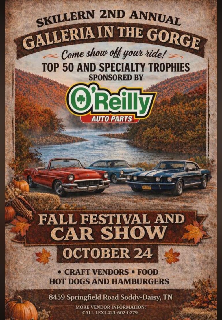 Skillern 2nd Annual Galleria In The Gorge Fall Festival And Car Show car show in Soddy-Daisy, TN