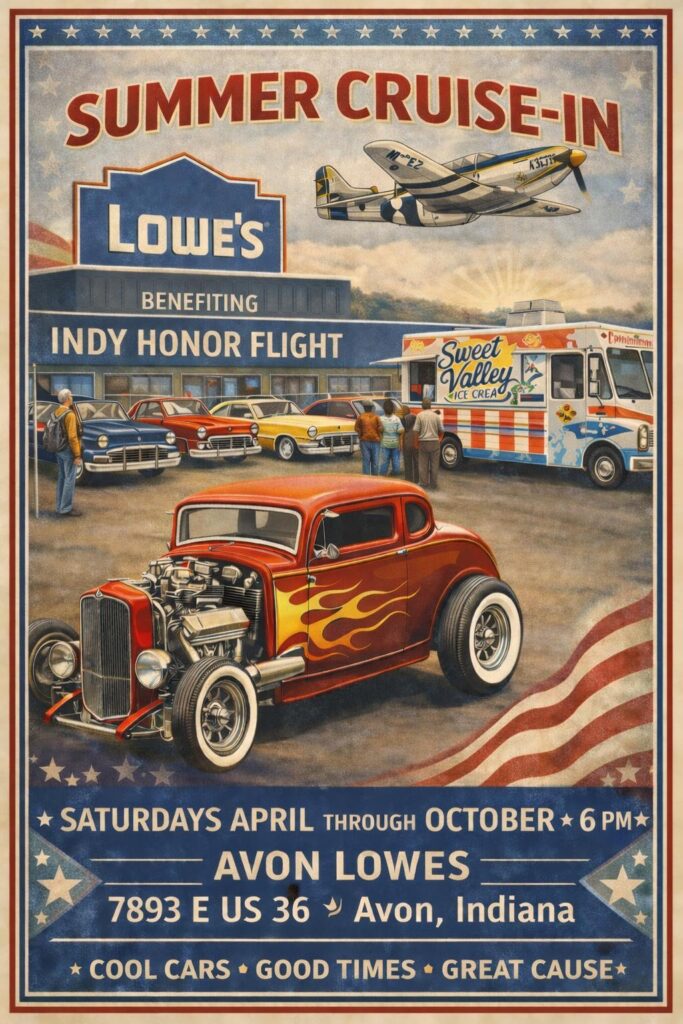 Summer Cruise-In Lowe's event at Avon Lowe's in Avon, IN on April 9, 2026