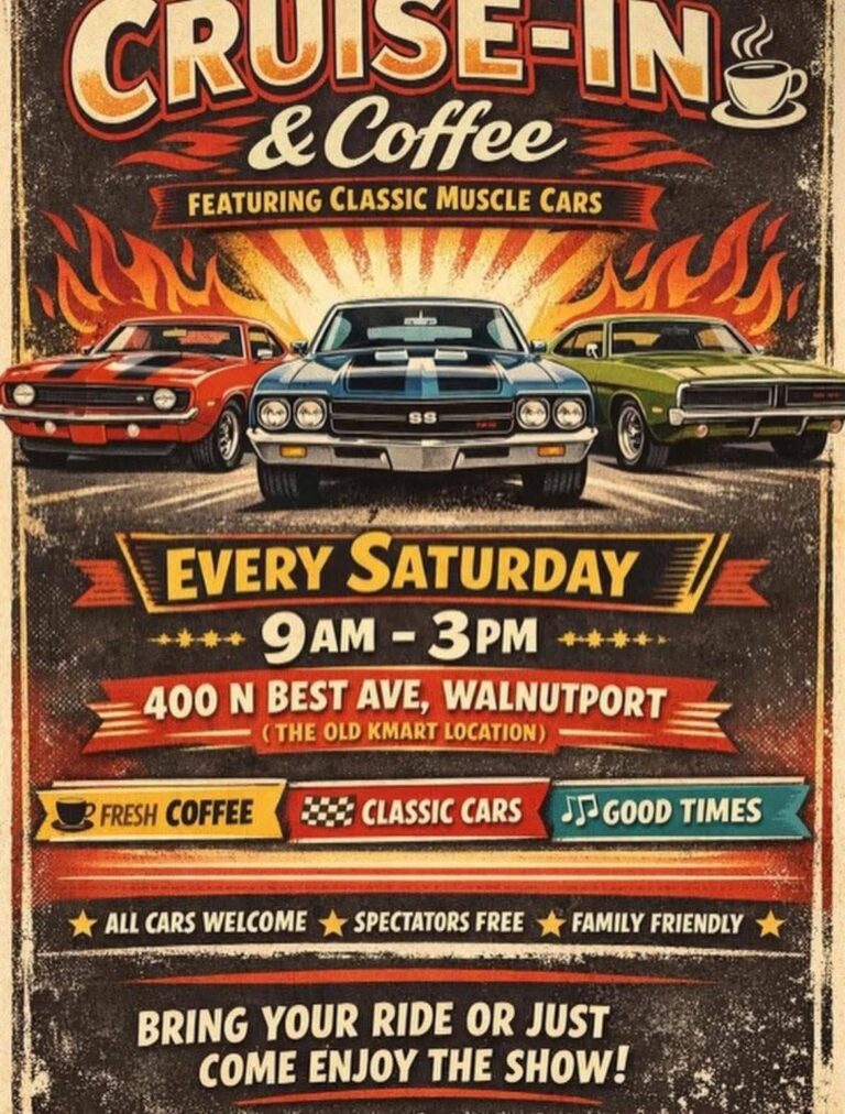 Cruise-In & Coffee Featuring Classic Muscle Cars car show in Walnutport, PA