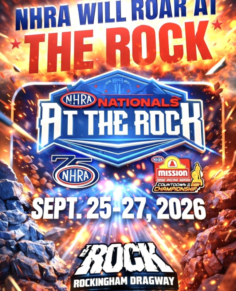 NHRA Nationals At The Rock car show in Rockingham, NC