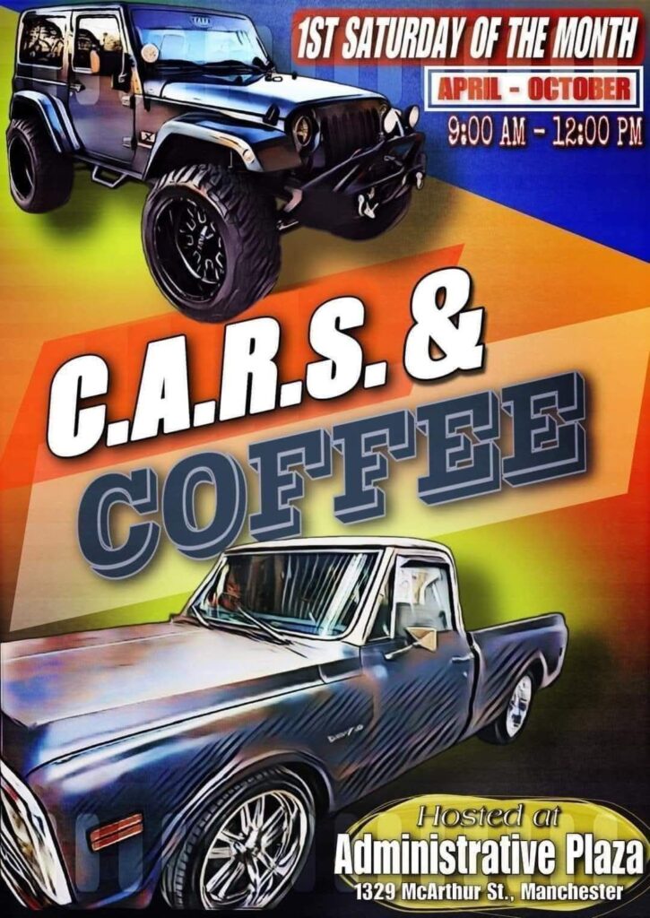 C.A.R.S. & COFFEE event at Administrative Plaza in Manchester, TN on April 2, 2026