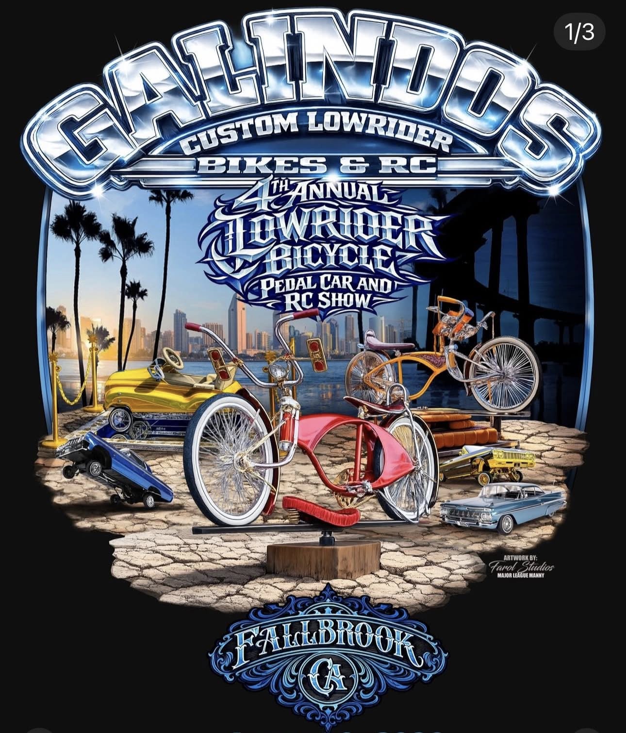 4th Annual Lowrider Bicycle Pedal Car And RC Show event at 1189 East Mission Road in Fallbrook, CA on August 9, 2026