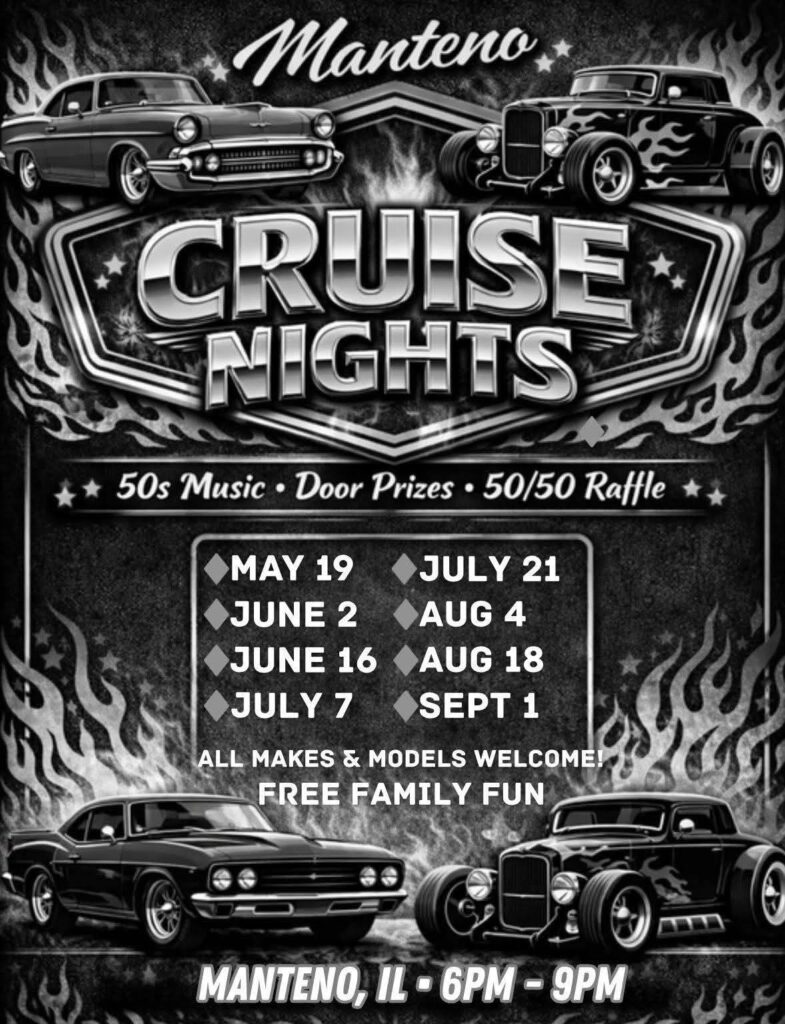 Manteno Cruise Nights event at Manteno in Manteno, IL on May 19, 2026