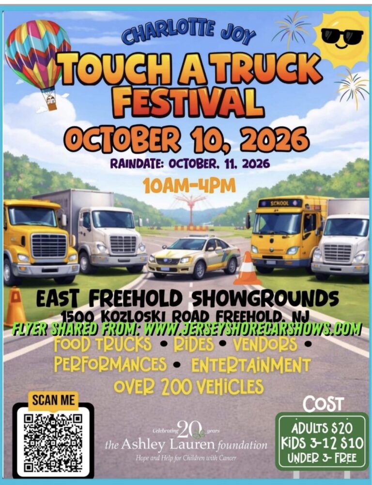 Charlotte Joy Touch A Truck Festival car show in Freehold, NJ