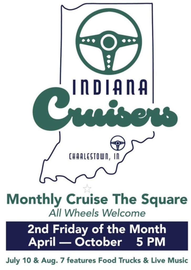 Indiana Cruisers Monthly Cruise The Square event at Charlestown, IN in Charlestown, IN on April 8, 2026