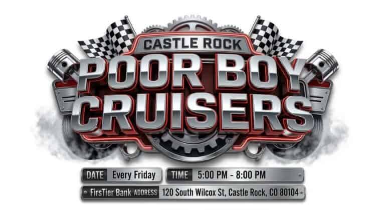 Castle Rock Poor Boy Cruisers (Friday nights) car show in Castle Rock, CO