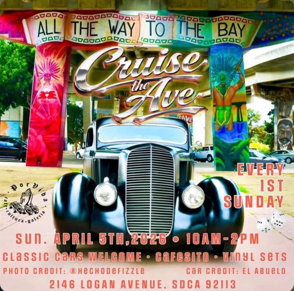 Cruise the Ave event at 2146 Logan Avenue in SDCA, CA on April 5, 2026
