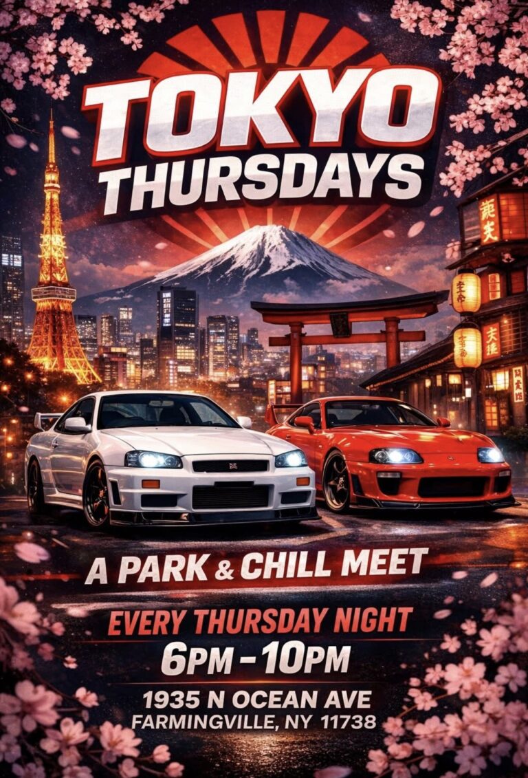 Tokyo Thursdays car show in Farmingville, NY