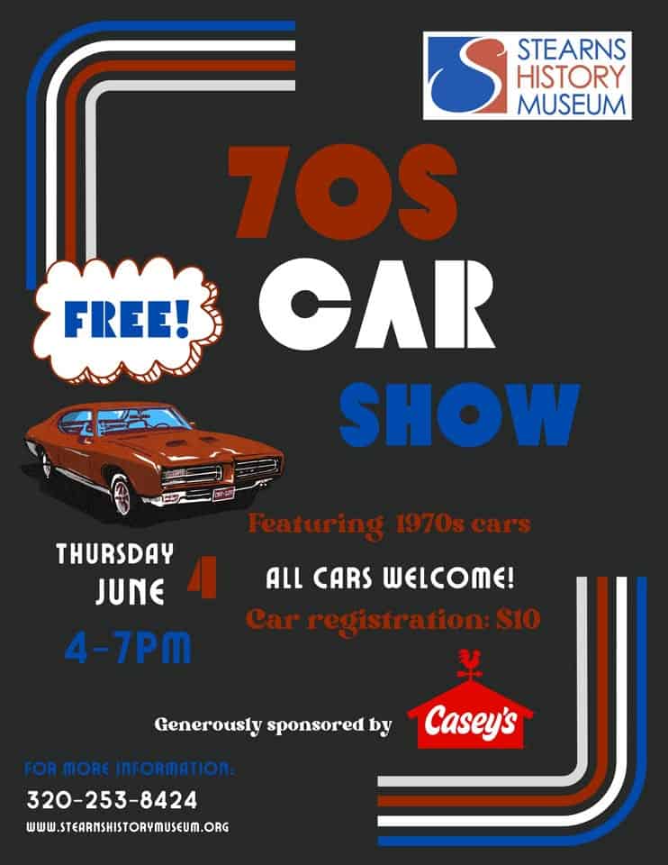 70's Car Show event at 235 33Rd Ave S in St Cloud, MN on June 4, 2026