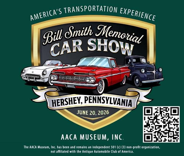 AACA Museum, Inc. Bill Smith Memorial Car event at Aaca Museum in Hershey, PA on June 20, 2026