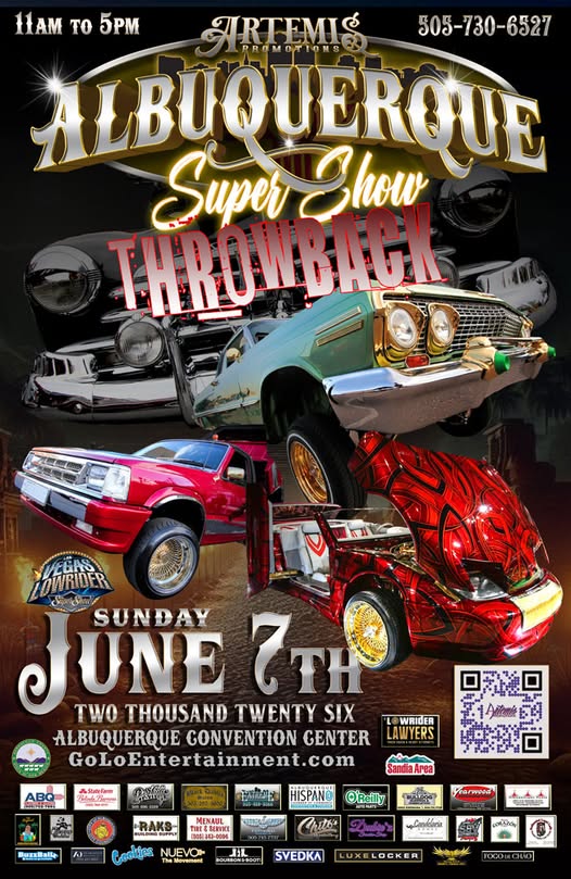 Albuquerque Super Show Throwback event at Albuquerque Convention Center in Albuquerque, NM on June 7, 2026