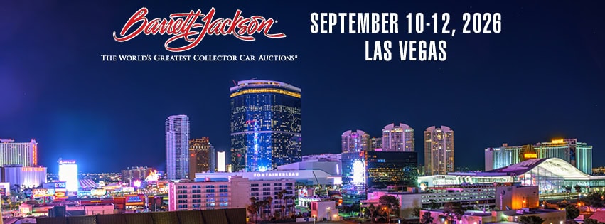 Barrett-Jackson 2026 Las Vegas Auction event at Las Vegas Convention Center in Las Vegas, NV on September 10, 2026