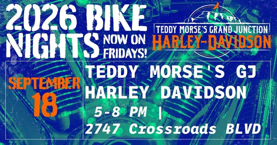 Bike Night at TMGJHD event at 2747 Crossroads Blvd in Grand Junction, CO on September 18, 2026