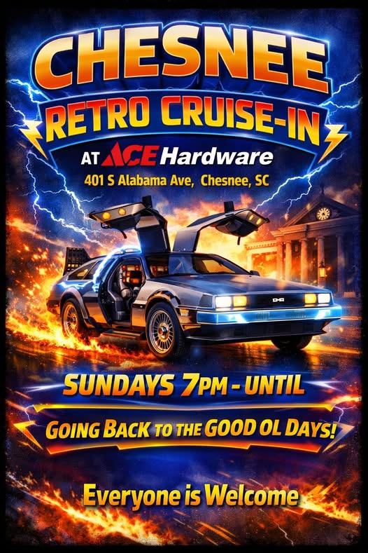 Chesnee Retro Cruise-In at ACE Hardware event at ACE Hardware in Chesnee, SC on April 5, 2026