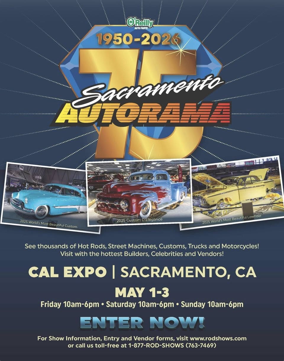 O'Reilly Sacramento Autorama event at Cal Expo in Sacramento, CA on May 1, 2026