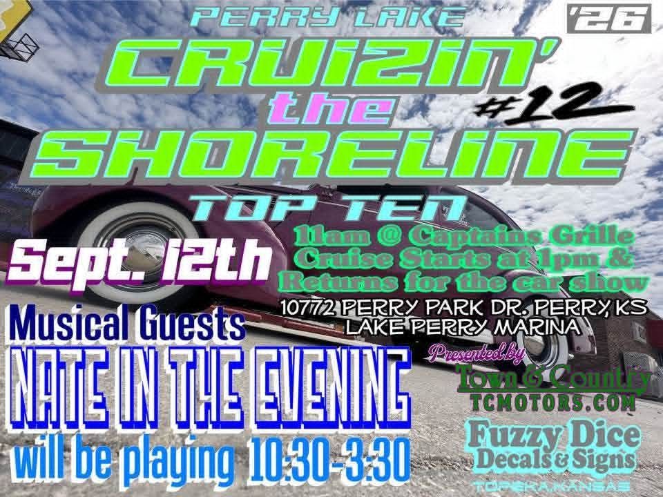 Perry Lake Cruizin' the Shoreline #12 event at Lake Perry Marina in Perry, KS on September 12, 2026