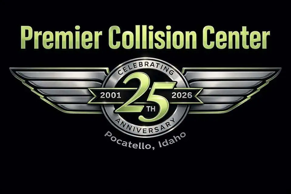 Premier Collision Center 25th Year Anniversary Car Show event at O.K. Ward Park in Pocatello, ID on August 1, 2026