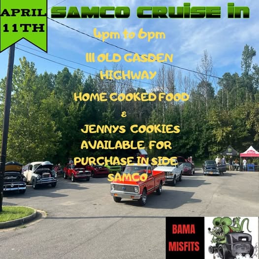 Samco Cruise In event at Samco in Anniston, AL on April 11, 2026