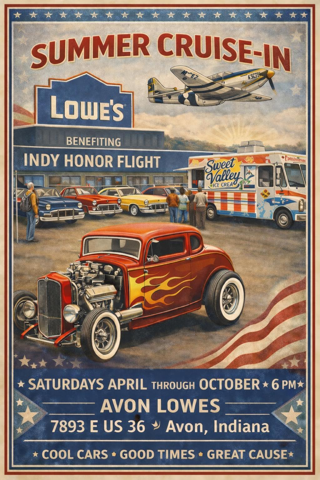 Summer Cruise-In Lowe's event at Avon Lowe's in Avon, IN on April 9, 2026