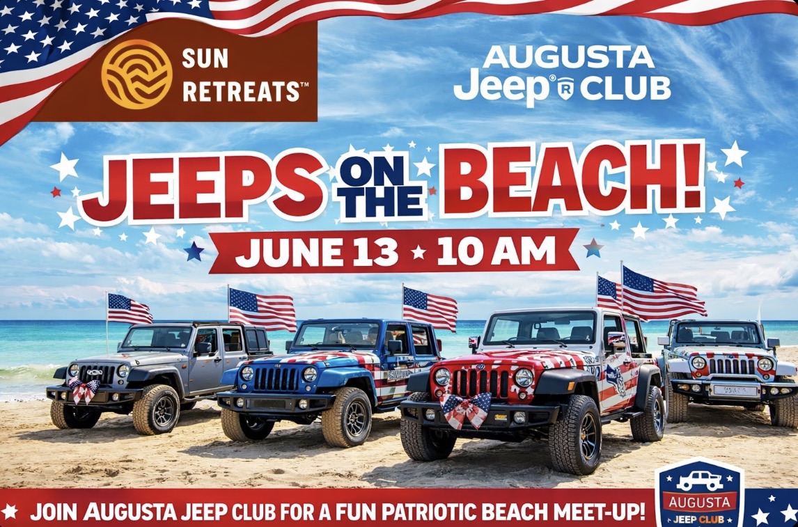 Sun Retreats Augusta Jeep Club Jeeps On The Beach! event at Sun Retreats Shenandoah Valley in Stuarts Draft, VA on June 13, 2026