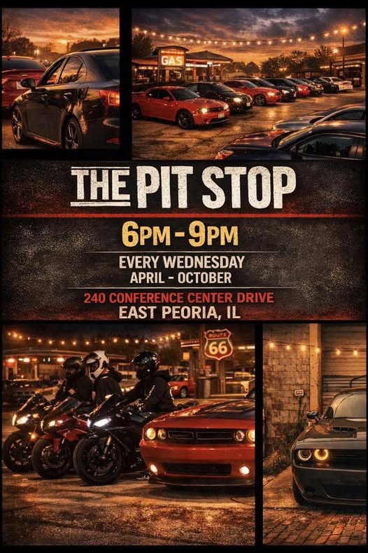 The Pit Stop event at 240 Conference Center Drive in East Peoria, IL on April 27, 2026